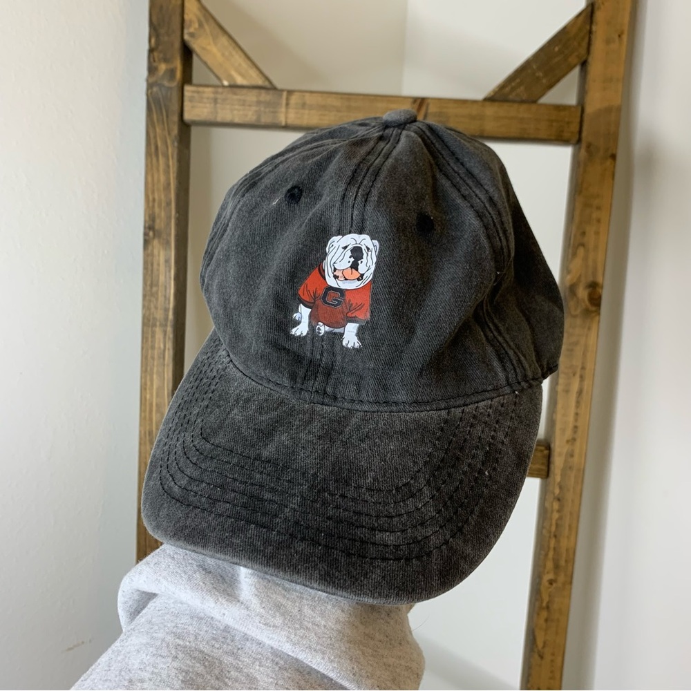 UGA Georgia Bulldogs Black Baseball Hat